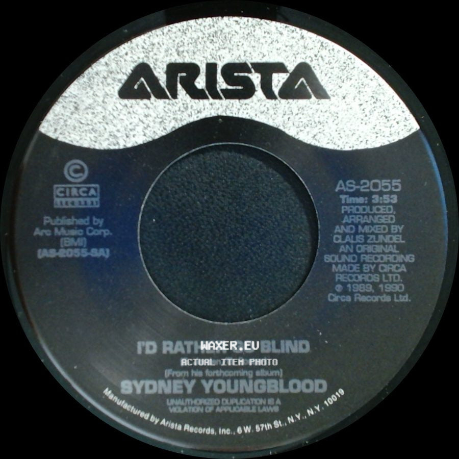 Sydney Youngblood - I'd Rather Go Blind / Could It Be (I'm In Love) side A