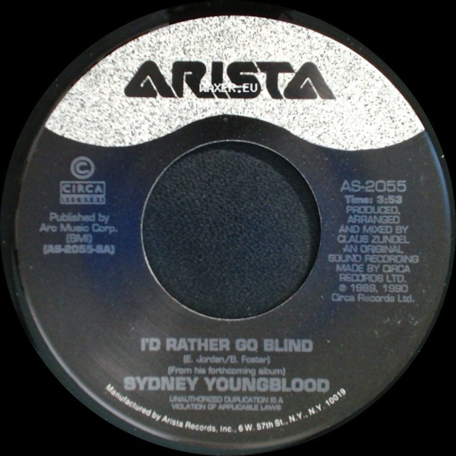 Sydney Youngblood - I'd Rather Go Blind / Could It Be (I'm In Love) side A