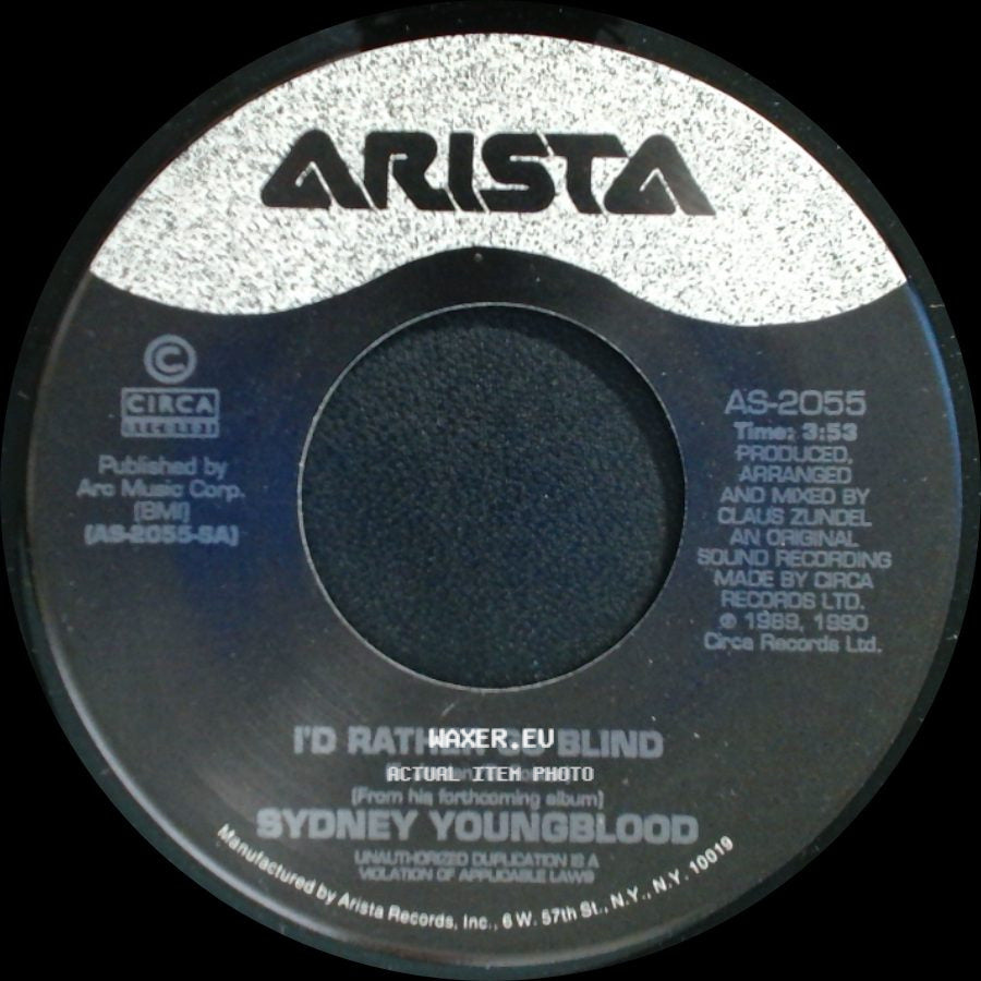 Sydney Youngblood - I'd Rather Go Blind / Could It Be (I'm In Love) side A