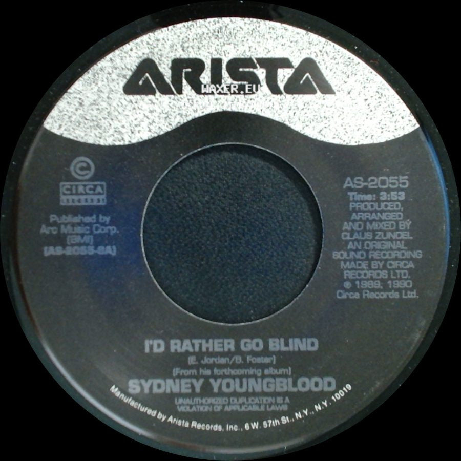 Sydney Youngblood - I'd Rather Go Blind / Could It Be (I'm In Love) side A