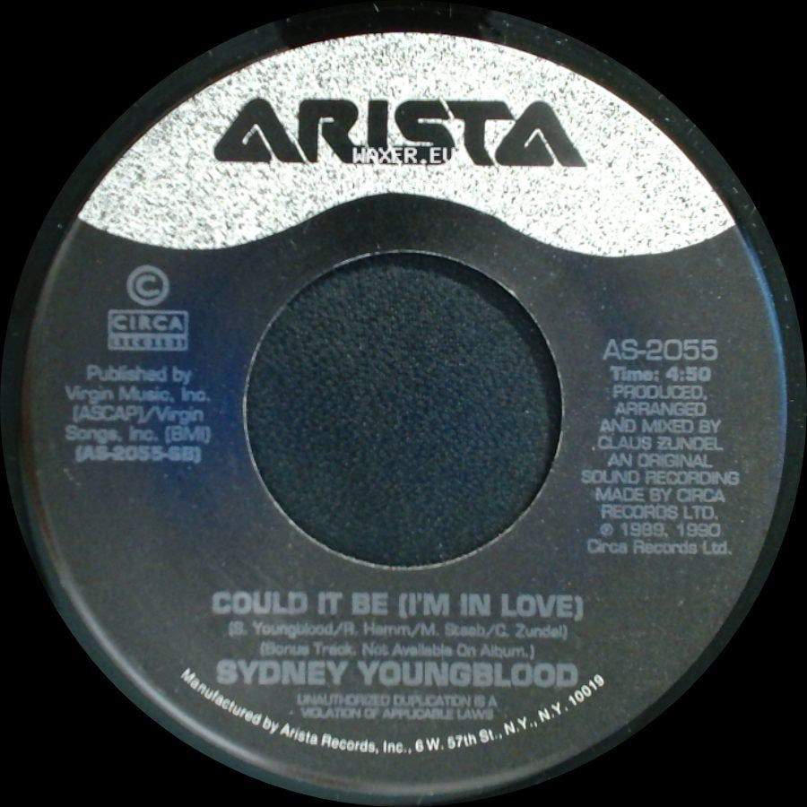 Sydney Youngblood - I'd Rather Go Blind / Could It Be (I'm In Love) side B