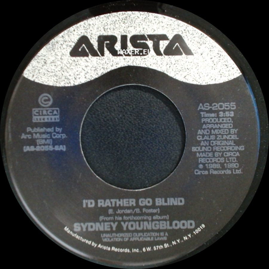 Sydney Youngblood - I'd Rather Go Blind / Could It Be (I'm In Love) side A