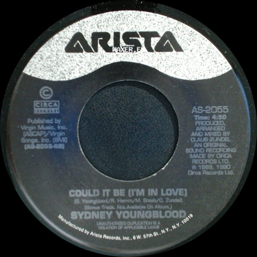 Sydney Youngblood - I'd Rather Go Blind / Could It Be (I'm In Love) side B