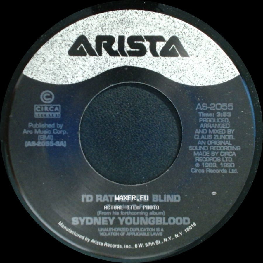 Sydney Youngblood - I'd Rather Go Blind / Could It Be (I'm In Love) side A