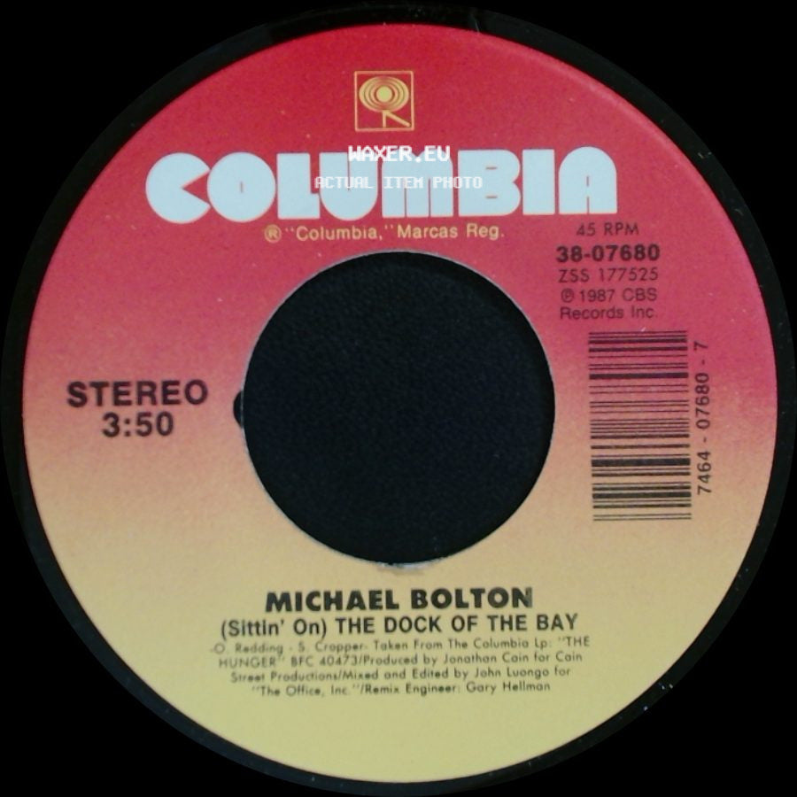 Michael Bolton - (Sittin' On) The Dock Of The Bay / Call My Name side A