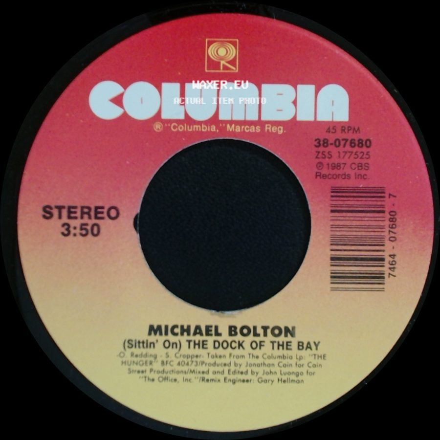Michael Bolton - (Sittin' On) The Dock Of The Bay / Call My Name side A