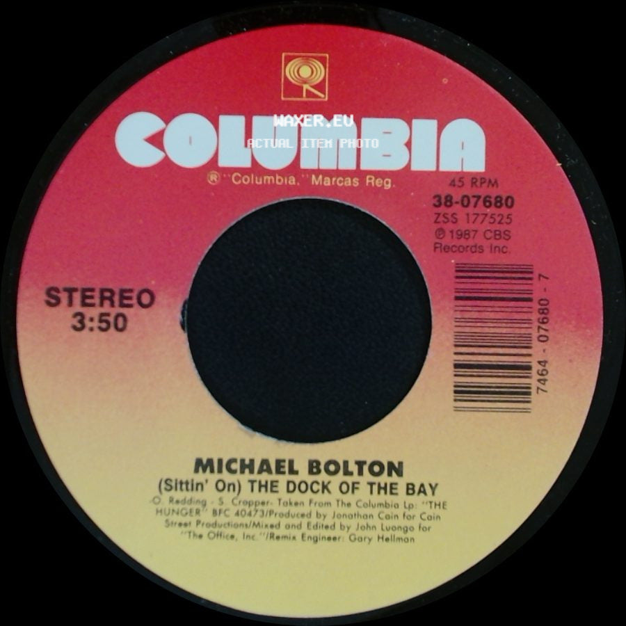 Michael Bolton - (Sittin' On) The Dock Of The Bay / Call My Name side A