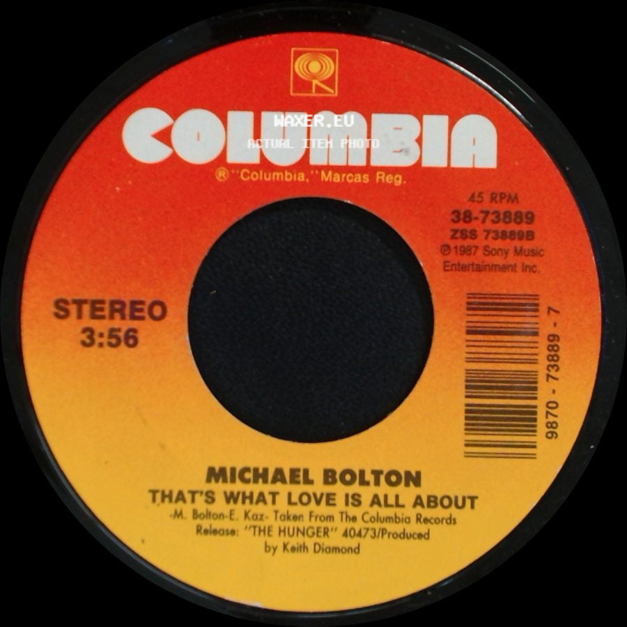 Michael Bolton - That's What Love Is All About / Time, Love And Tenderness side A