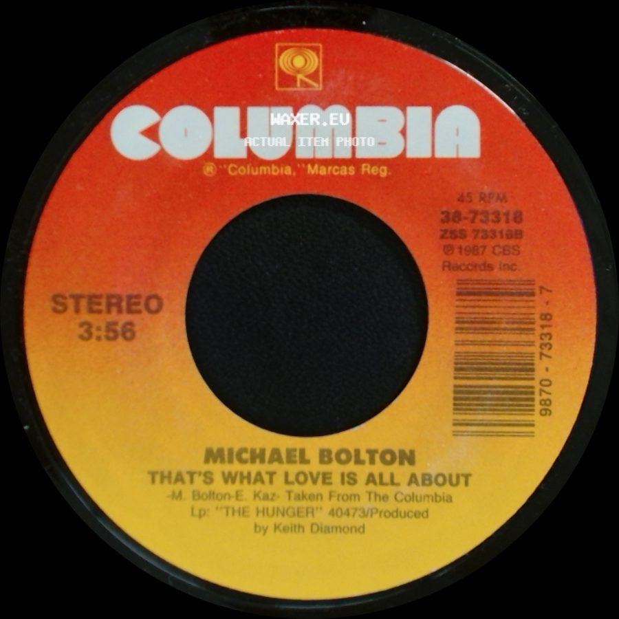 Michael Bolton - How Can We Be Lovers / That's What Love Is All About side B