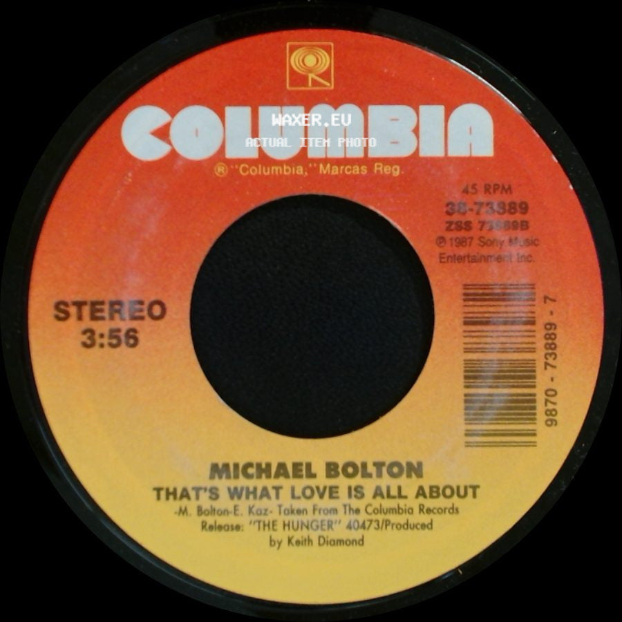 Michael Bolton - That's What Love Is All About / Time, Love And Tenderness side A