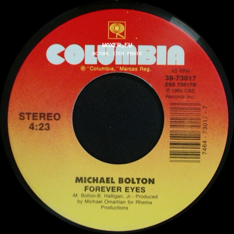 Michael Bolton - Forever Eyes / How Am I Supposed To Live Without You side A
