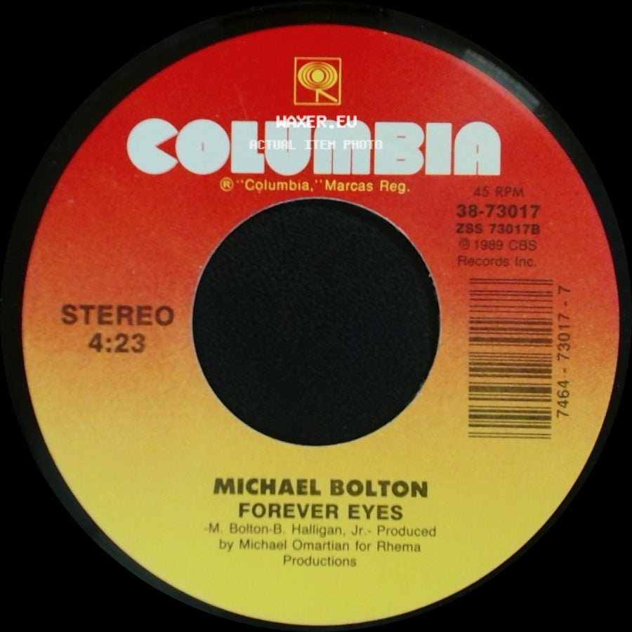Michael Bolton - Forever Eyes / How Am I Supposed To Live Without You side A