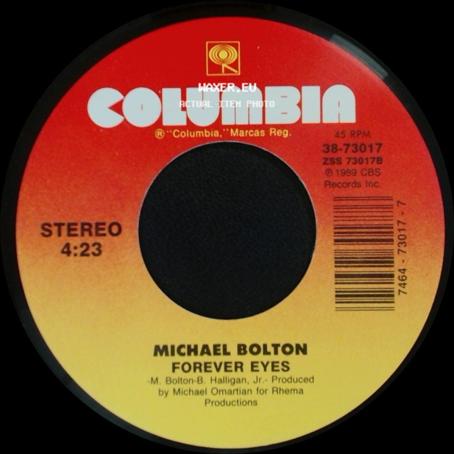 Michael Bolton - Forever Eyes / How Am I Supposed To Live Without You side A