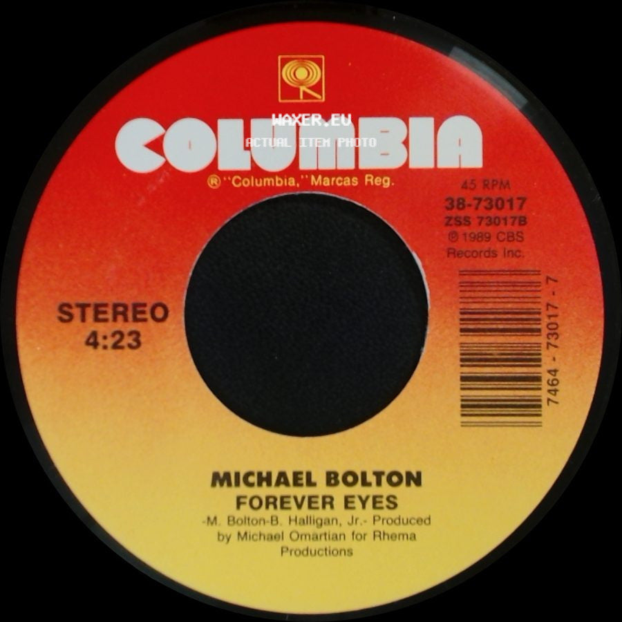 Michael Bolton - Forever Eyes / How Am I Supposed To Live Without You side A