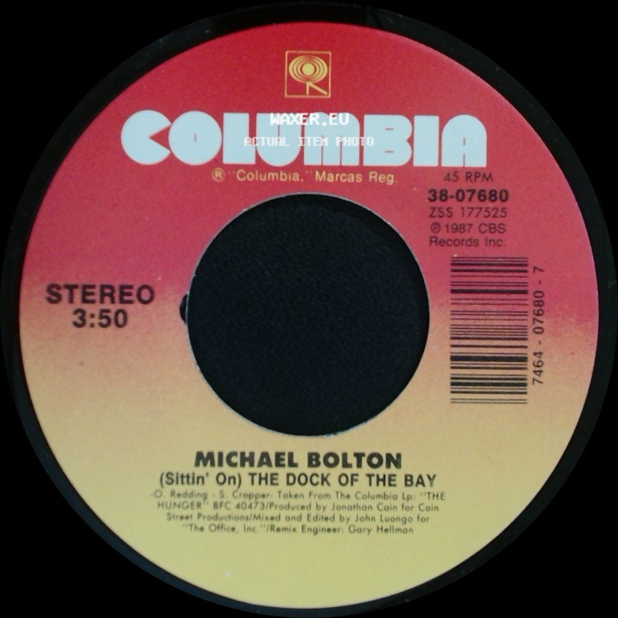 Michael Bolton - Call My Name / (Sittin' On) The Dock Of The Bay side B