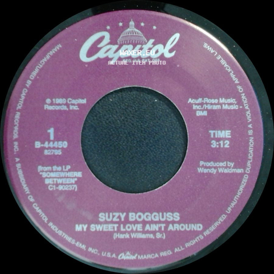 Suzy Bogguss - My Sweet Love Ain't Around / Somewhere Between side A