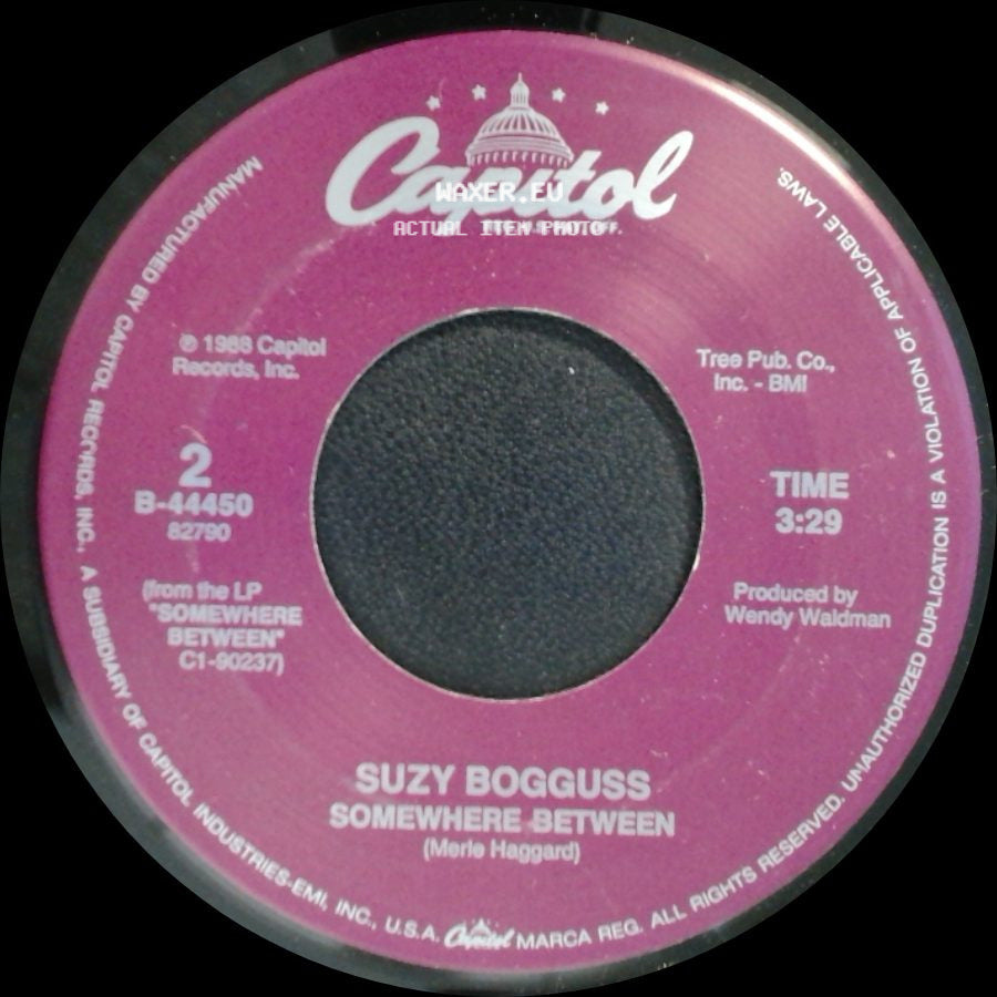Suzy Bogguss - My Sweet Love Ain't Around / Somewhere Between side B