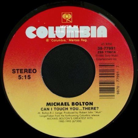Michael Bolton - Can I Touch You... There? / Ain't Got Nothing If You Ain't Got Love side A