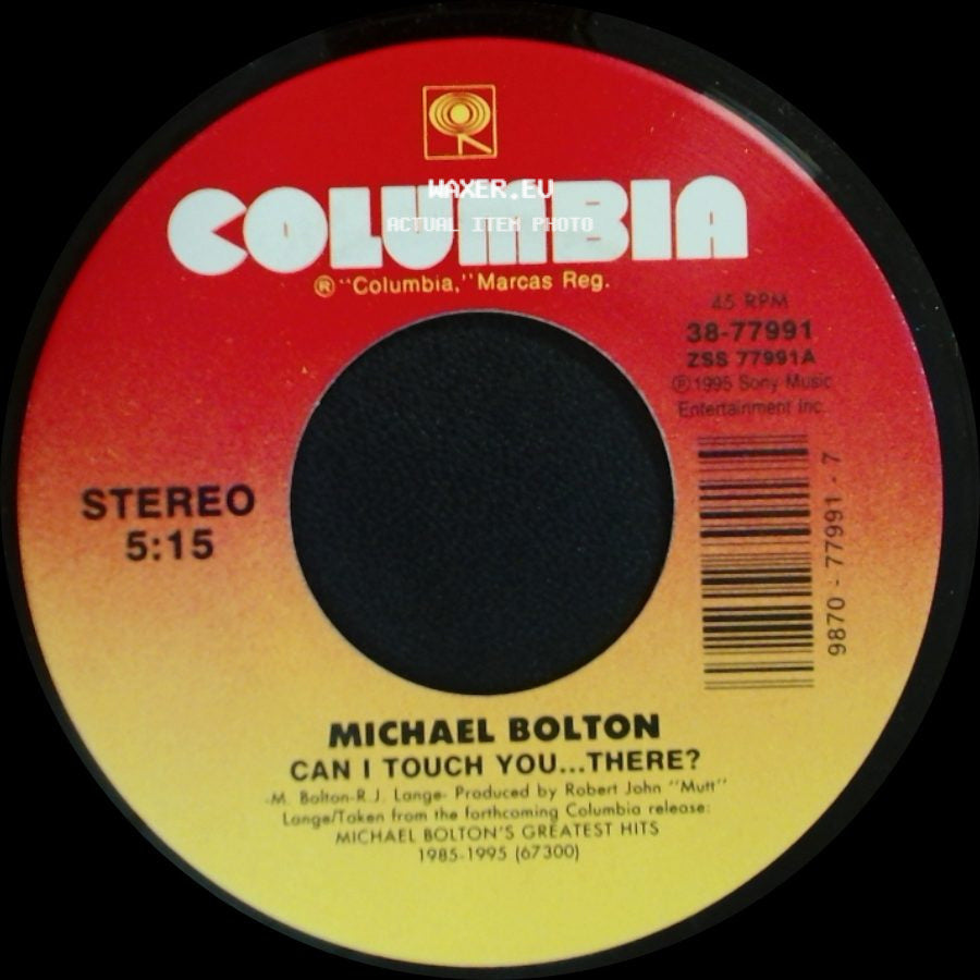 Michael Bolton - Can I Touch You...There? / Ain't Got Nothing If You Ain't Got Love side A