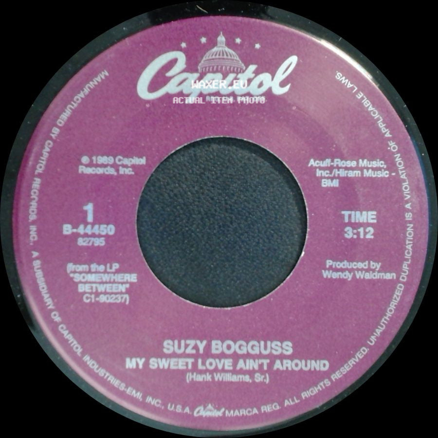 Suzy Bogguss - My Sweet Love Ain't Around / Somewhere Between side A