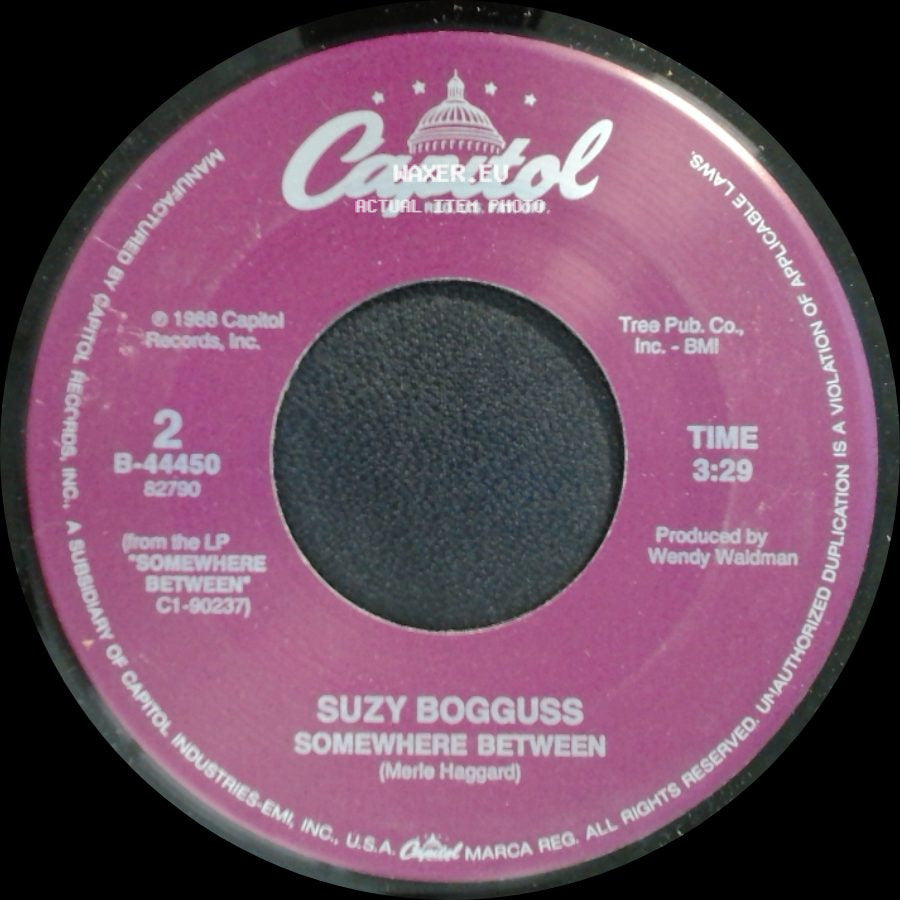 Suzy Bogguss - My Sweet Love Ain't Around / Somewhere Between side B
