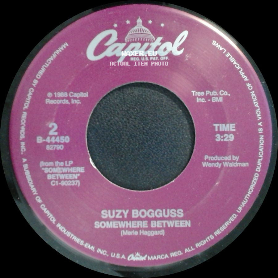 Suzy Bogguss - My Sweet Love Ain't Around / Somewhere Between side B