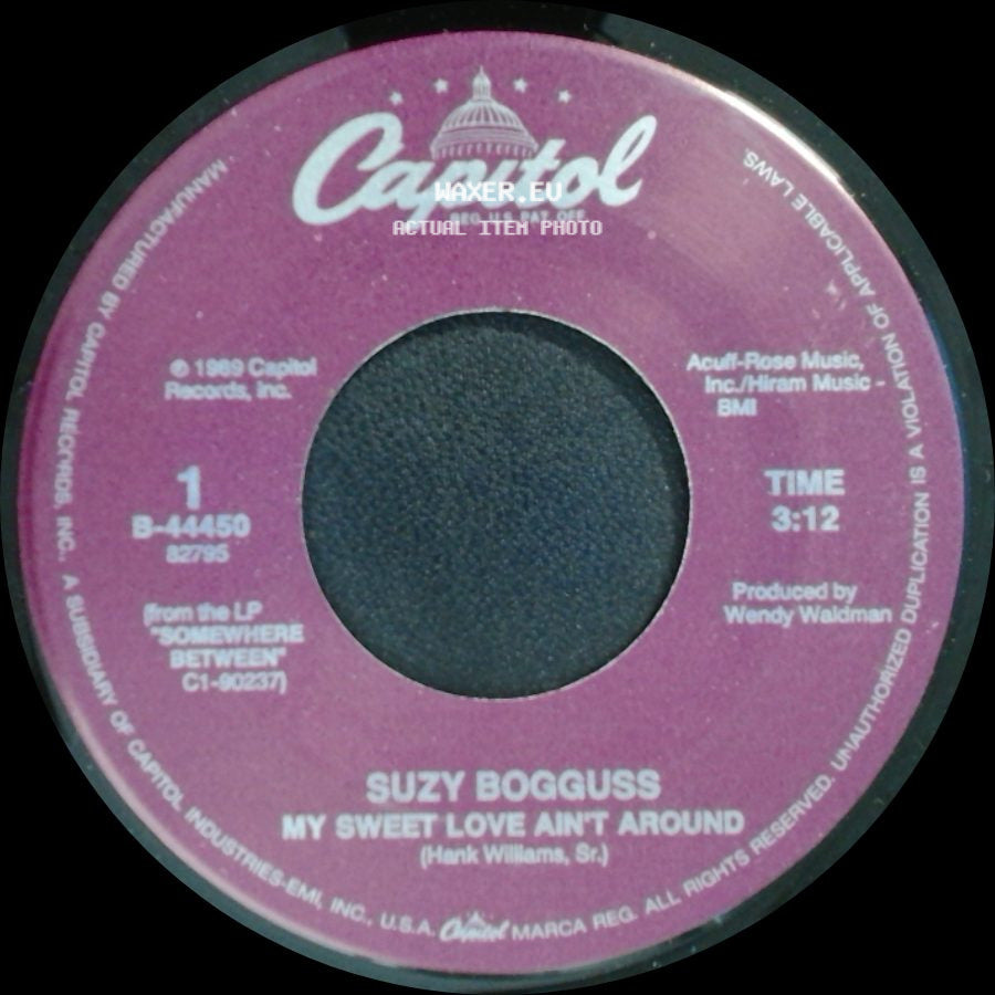 Suzy Bogguss - My Sweet Love Ain't Around / Somewhere Between side A