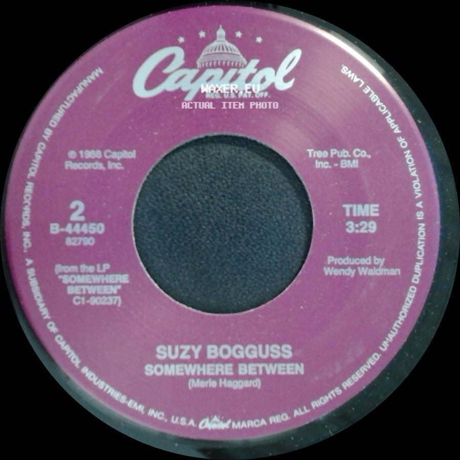 Suzy Bogguss - My Sweet Love Ain't Around / Somewhere Between side B