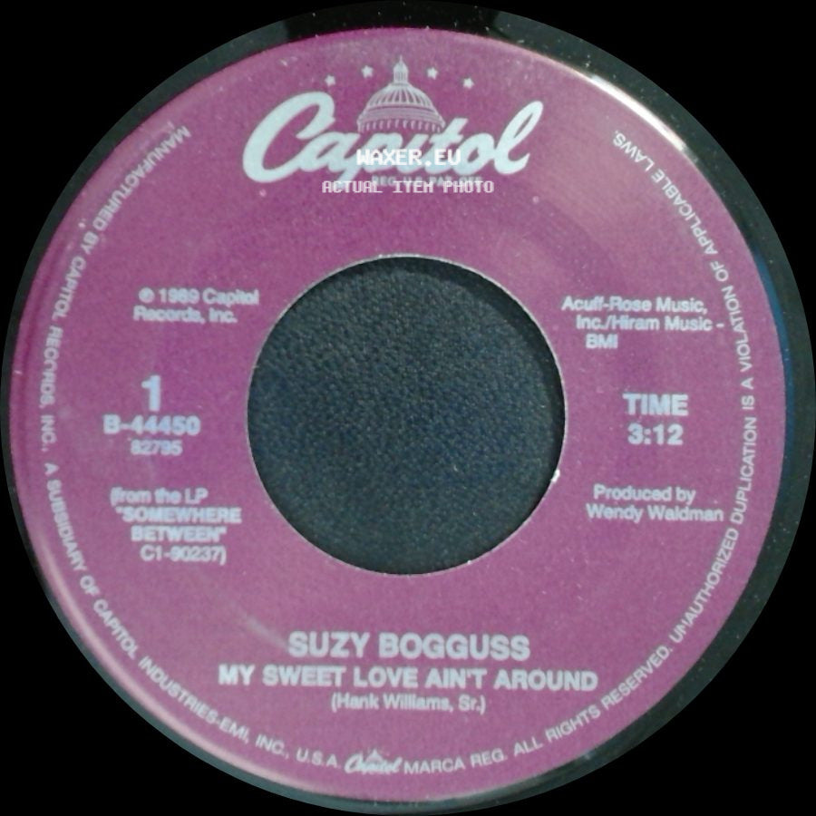Suzy Bogguss - My Sweet Love Ain't Around / Somewhere Between side A