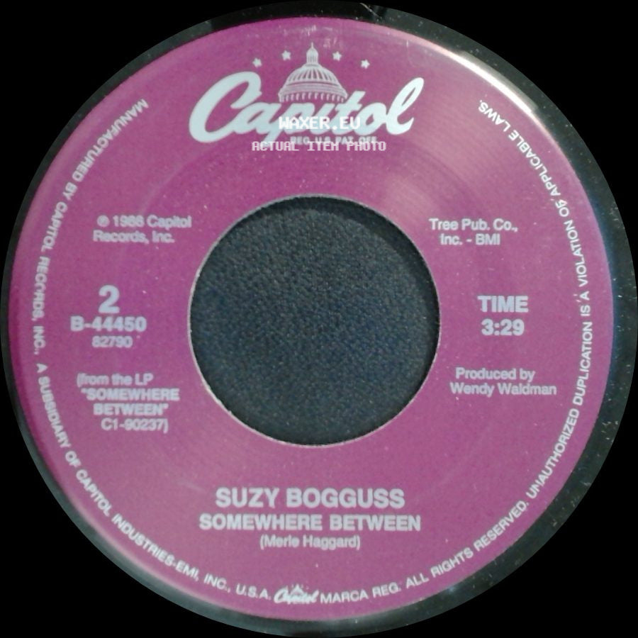 Suzy Bogguss - My Sweet Love Ain't Around / Somewhere Between side B