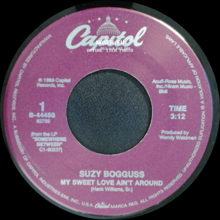 Suzy Bogguss - My Sweet Love Ain't Around / Somewhere Between side A