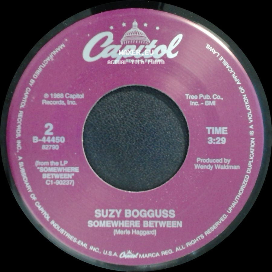 Suzy Bogguss - My Sweet Love Ain't Around / Somewhere Between side B