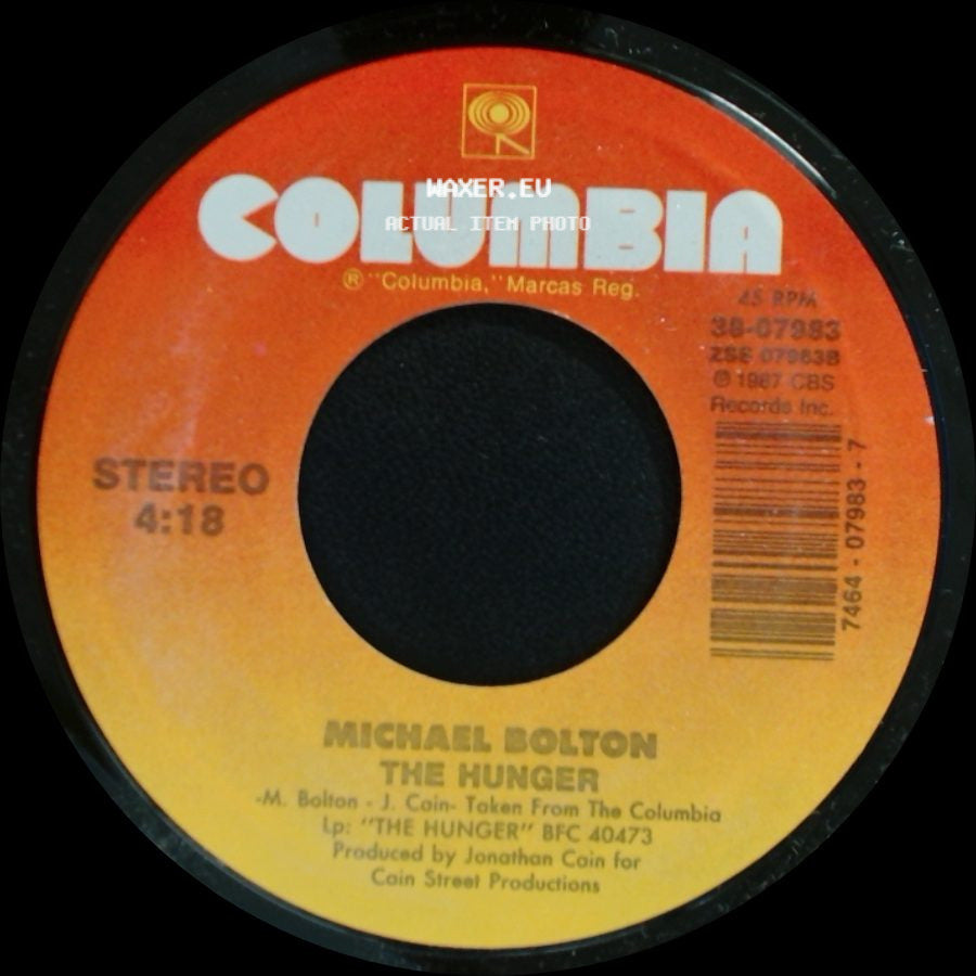 Michael Bolton - Walk Away / The Hunger side B