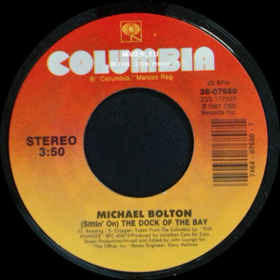 Michael Bolton - Call My Name / (Sittin' On) The Dock Of The Bay side B