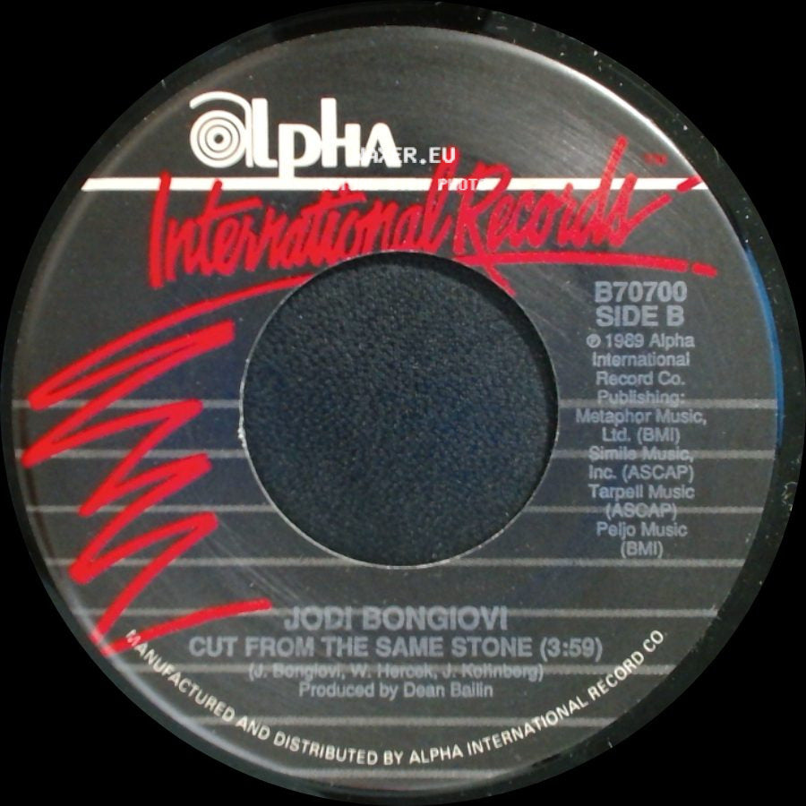 Jodi Bongiovi - Somebody To Love / Cut From The Same Stone side B