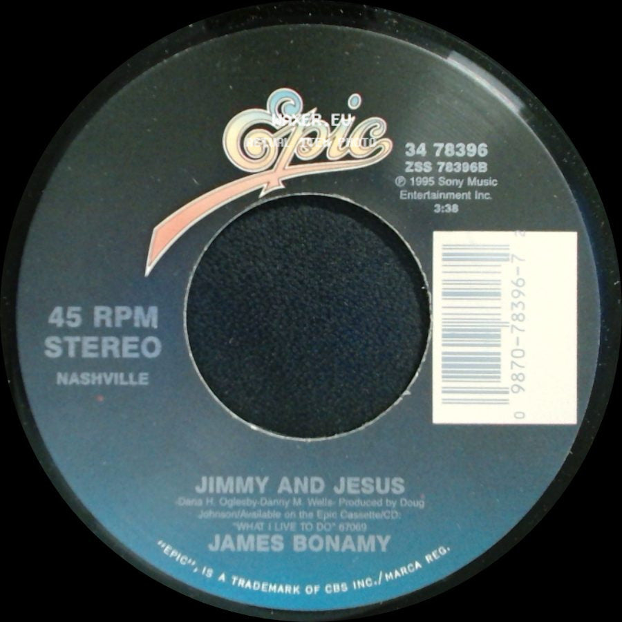 James Bonamy - Jimmy And Jesus / All I Do Is Love Her side A