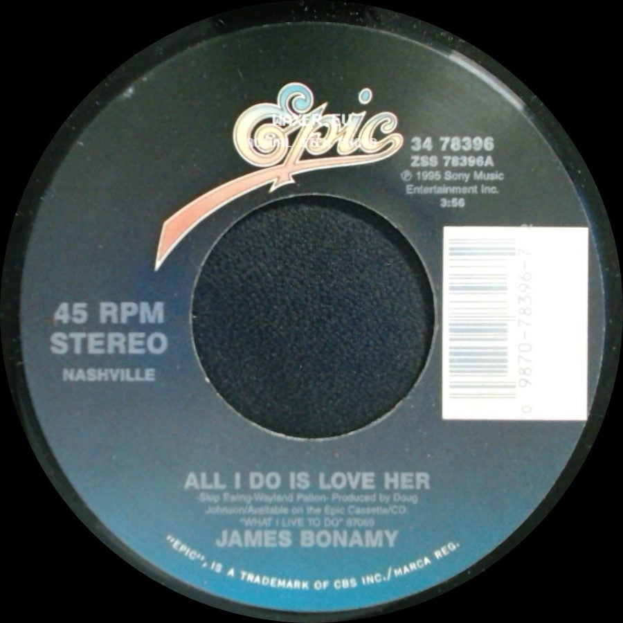 James Bonamy - Jimmy And Jesus / All I Do Is Love Her side B