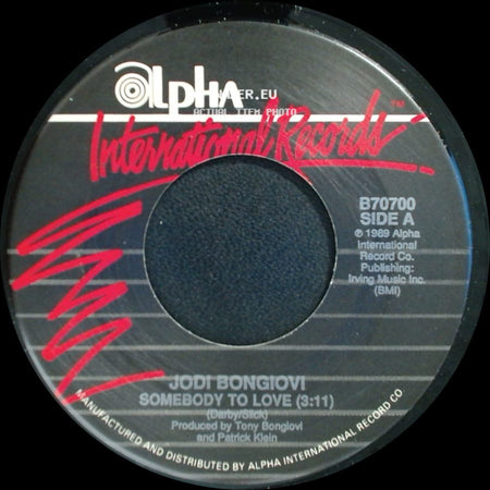 Jodi Bongiovi - Somebody To Love (3:11) / Cut From The Same Stone side A