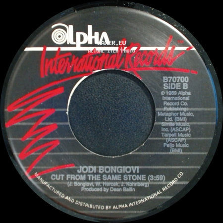 Jodi Bongiovi - Somebody To Love (3:11) / Cut From The Same Stone side B