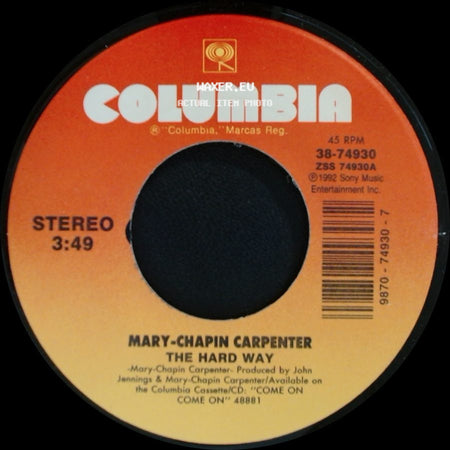 Mary-Chapin Carpenter - Goodbye Again / The Hard Way side B