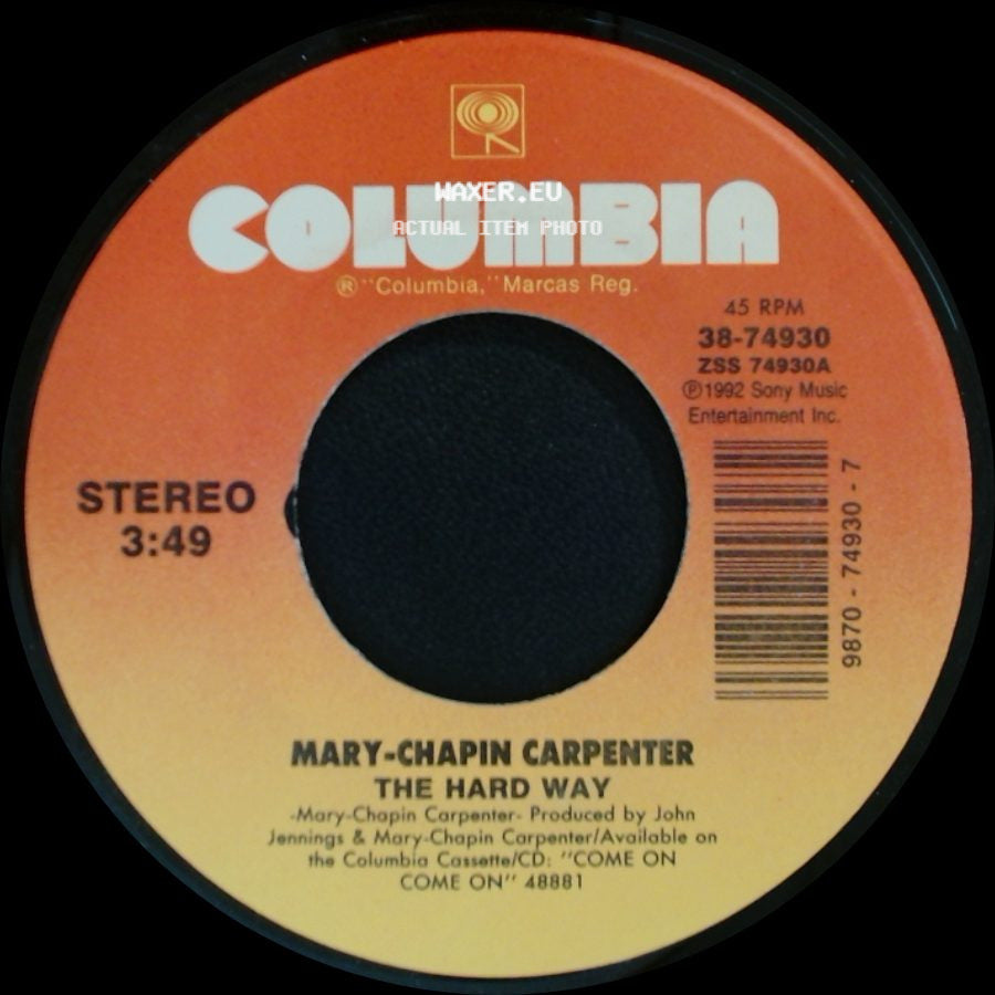 Mary-Chapin Carpenter - Goodbye Again / The Hard Way side B