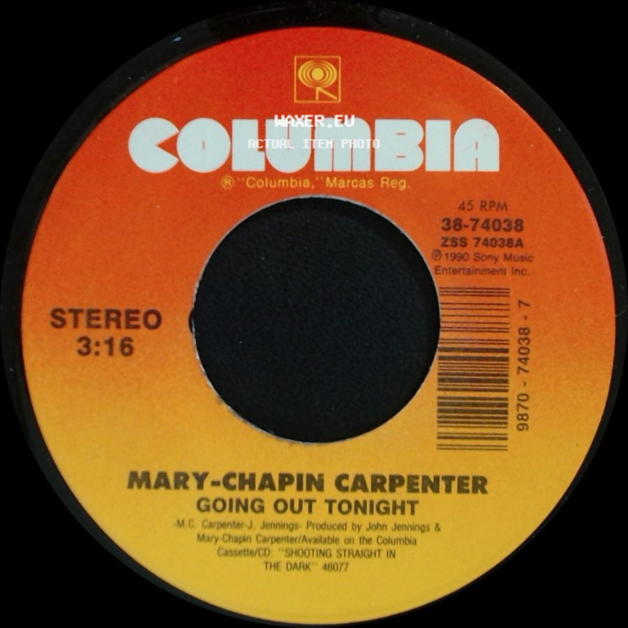 Mary-Chapin Carpenter - Going Out Tonight / When She's Gone side A
