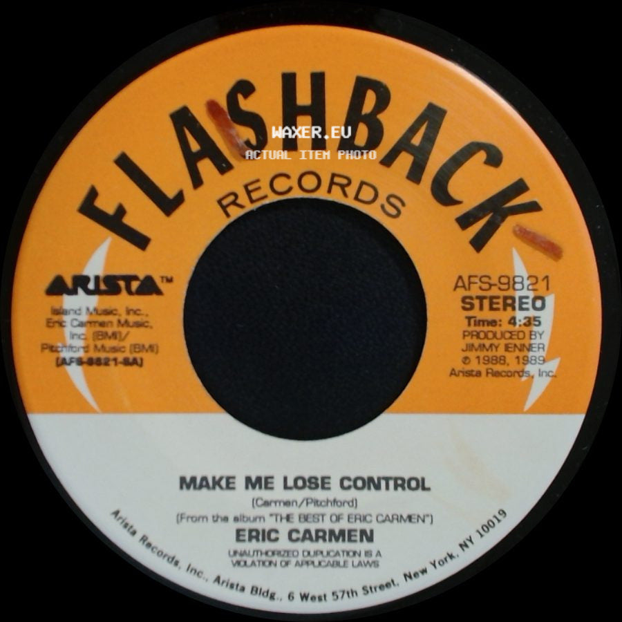 Eric Carmen - That's Rock 'n Roll / Make Me Lose Control side B