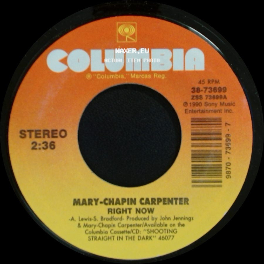 Mary-Chapin Carpenter - What You Didn't Say / Right Now side B