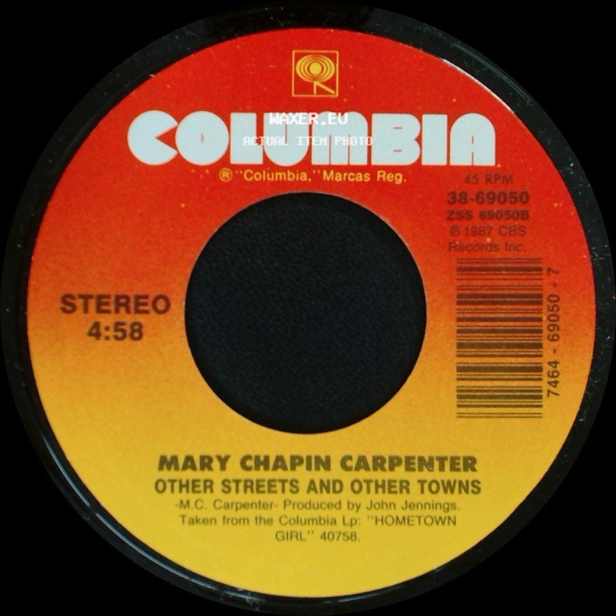 Mary Chapin Carpenter - Other Streets And Other Towns / Never Had It So Good side A