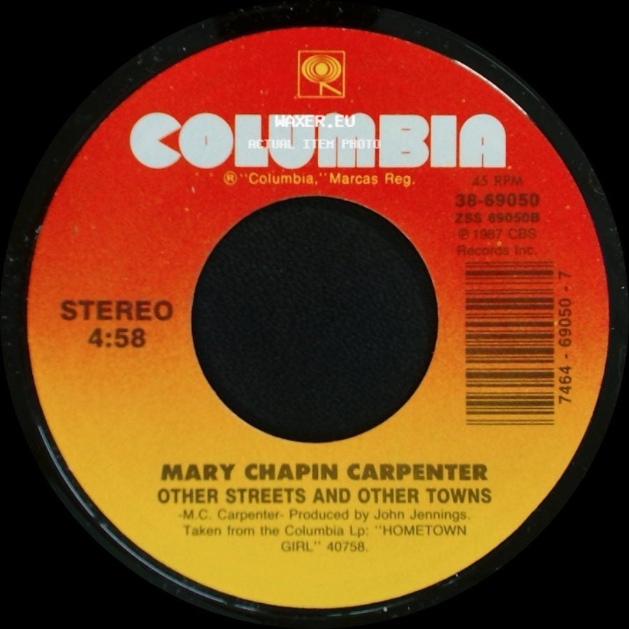 Mary Chapin Carpenter - Other Streets And Other Towns / Never Had It So Good side A
