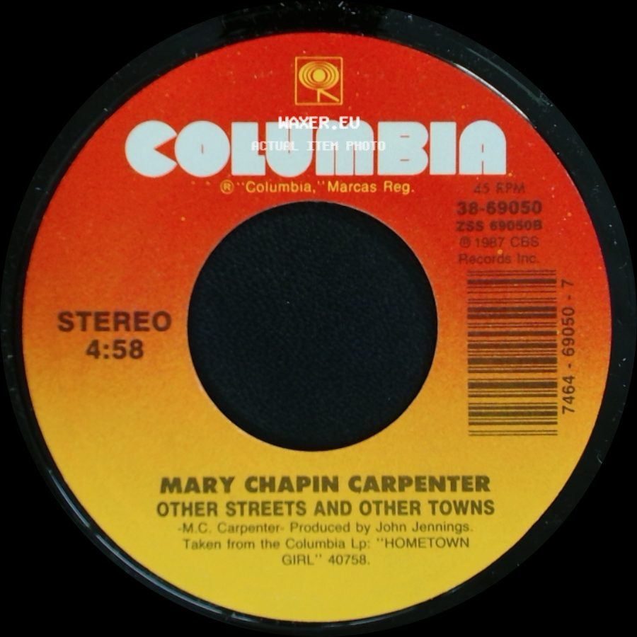 Mary Chapin Carpenter - Other Streets And Other Towns / Never Had It So Good side A