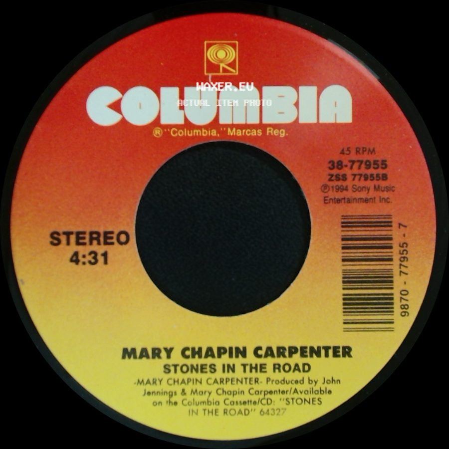 Mary Chapin Carpenter - Why Walk When You Can Fly / Stones In The Road side B