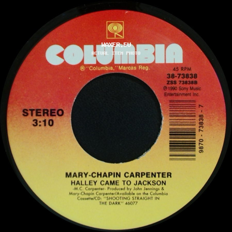 Mary-Chapin Carpenter - Halley Came To Jackson / Down At The Twist And Shout side A