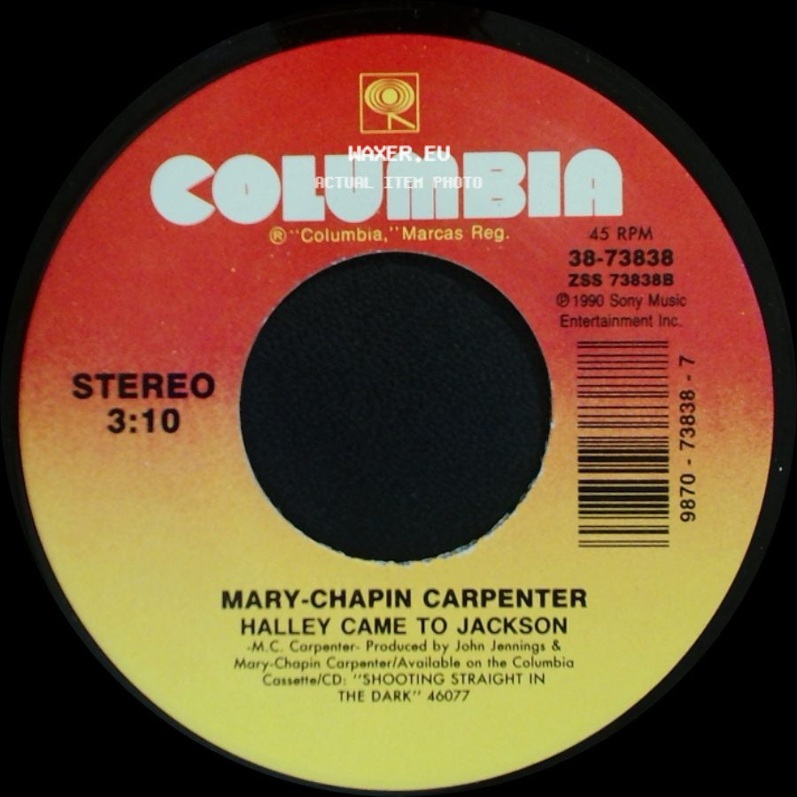 Mary-Chapin Carpenter - Halley Came To Jackson / Down At The Twist And Shout side A